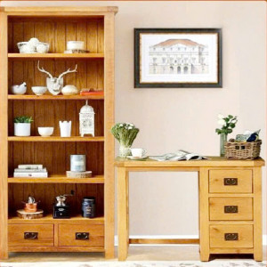 Rustic Oak - Ent 03 : Trọn Bộ Phòng Làm Việc - 02 Sản Phẩm